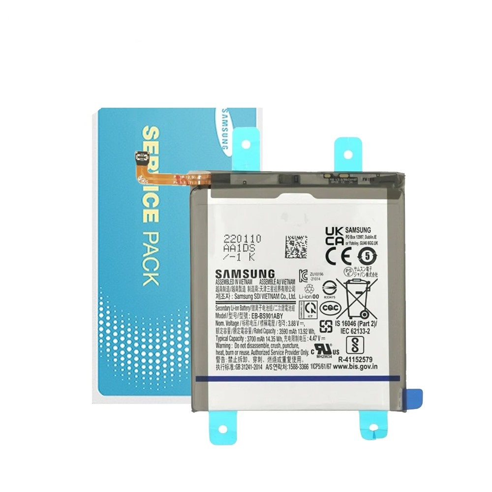 Samsung Galaxy Galaxy S22 S901B Battery 3590mAh EB-BS901ABY GH82-27494A (Gold) Samsung Galaxy Galaxy S22 S901B Battery 3590mAh EB-BS901ABY GH82-27494A (Gold)